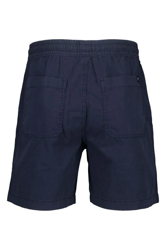 Comfortabele katoenen short met elastische tailleband en trekkoord