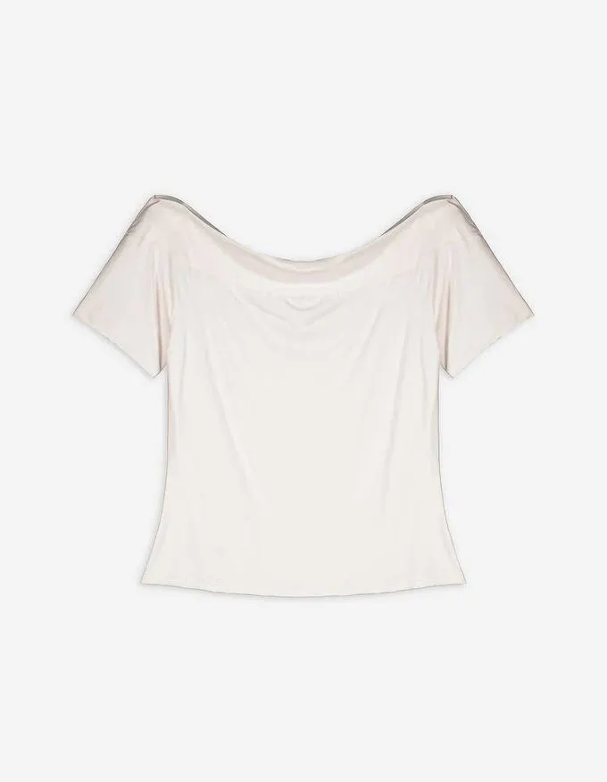 T-shirt - Carmenhals