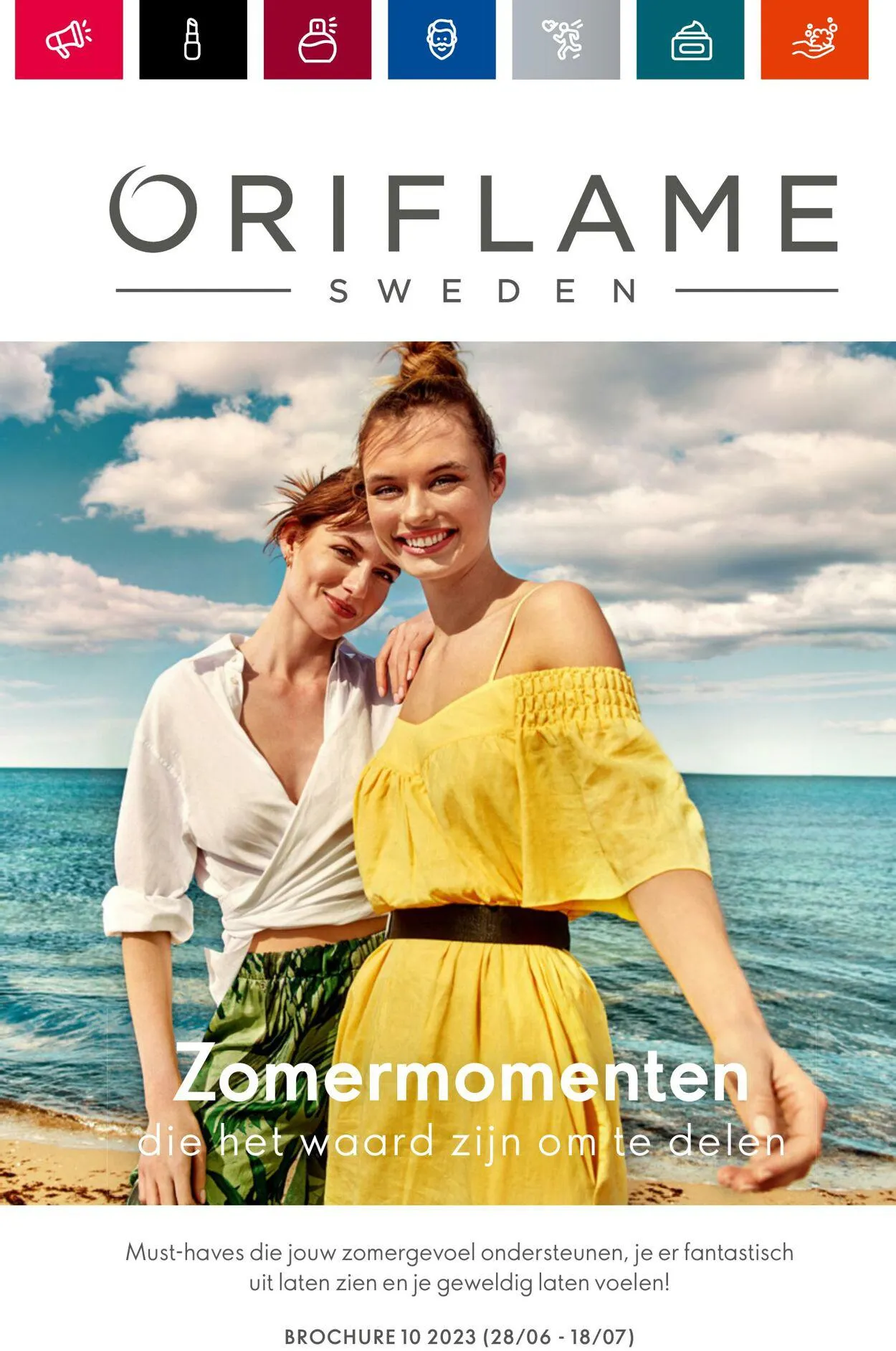 Oriflame Actuele folder van 28 juni tot 18 juli 2023 - Folder pagina 1