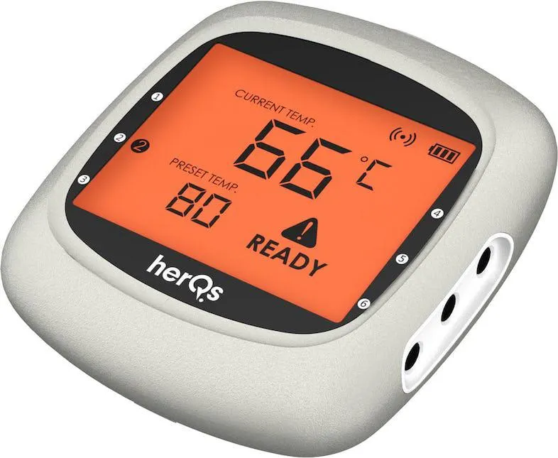 HerQs EasyBBQ - Barbecue thermometer - Vleesthermometer - Digitaal - Draadloos