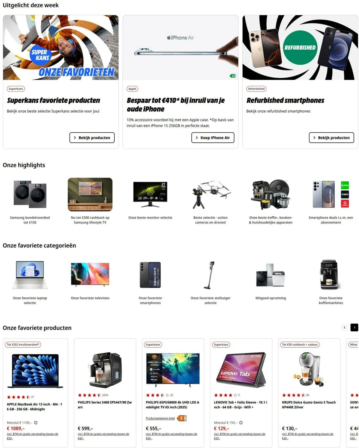 Media Markt Actuele folder van 14 oktober tot 28 oktober 2025 - Folder pagina 1