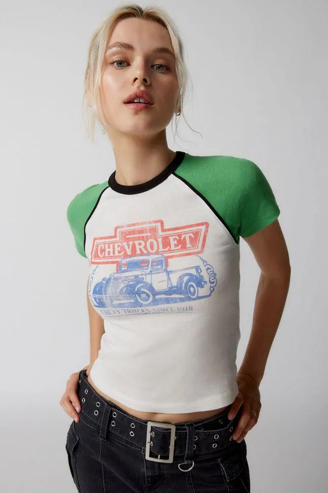 Chevy Raglan Baby Tee