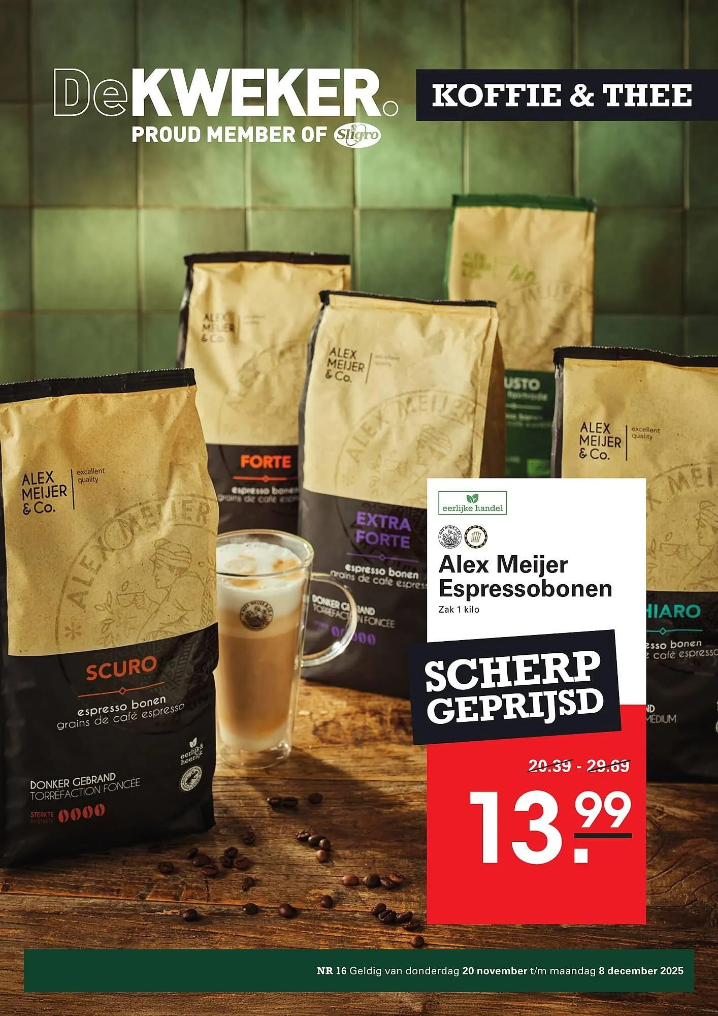 De Kweker folder van 20 november tot 8 december 2025 - Folder pagina 1