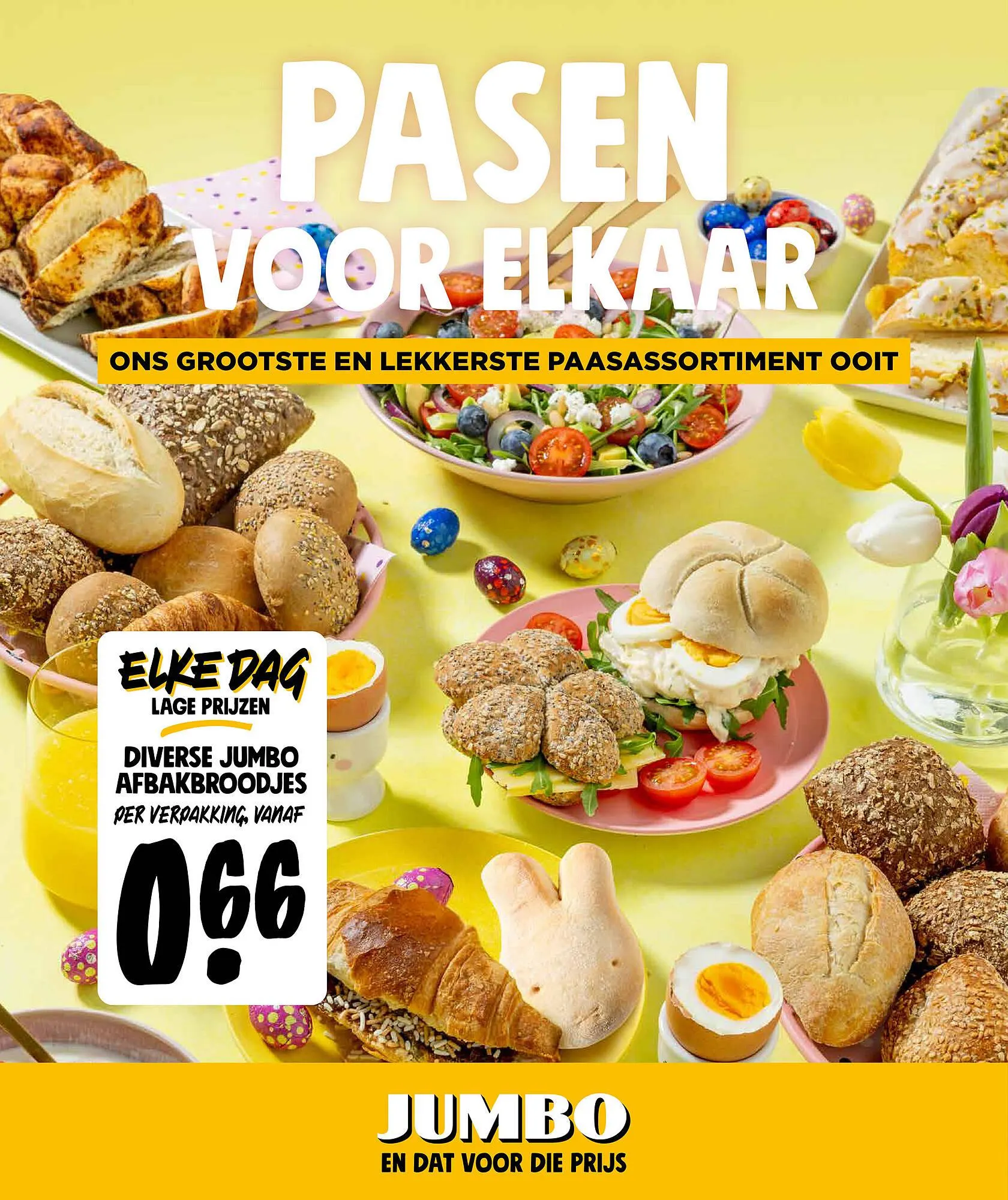 Jumbo Pasen folder van 16 maart tot 31 maart 2024 - Folder pagina 1