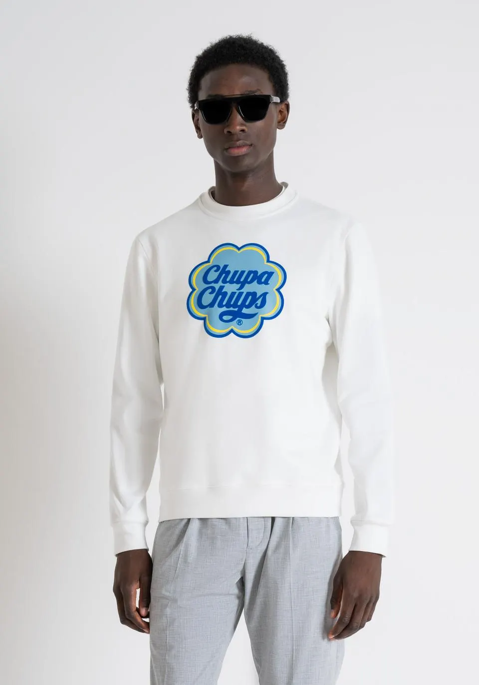 “CHUPA-CHUPS” REGULAR FIT SWEATSHIRT IN SUSTAINABLE FABRIC WITH PRINT