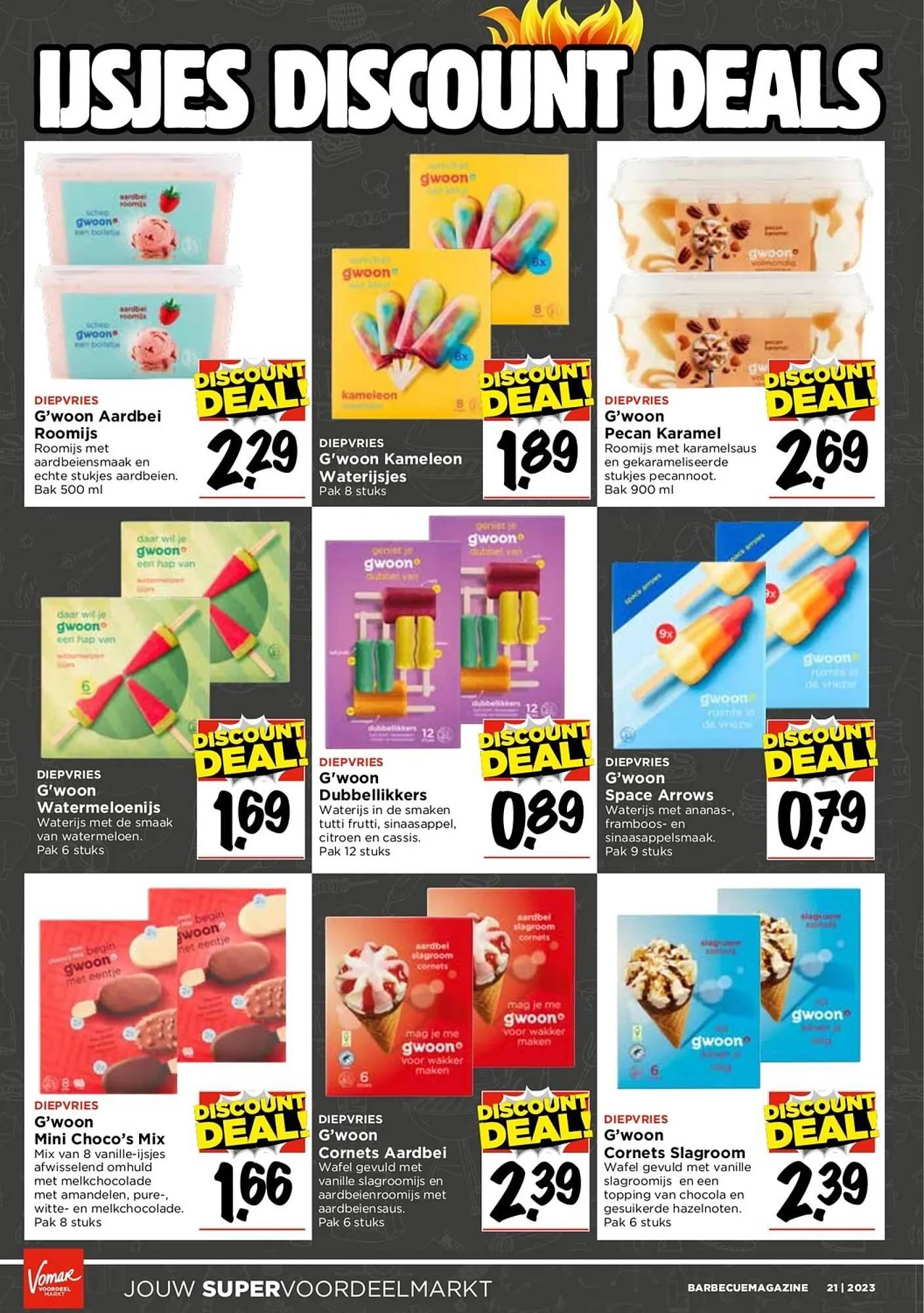 Vomar BBQ folder van 27 april tot 16 september 2023 - Folder pagina 21