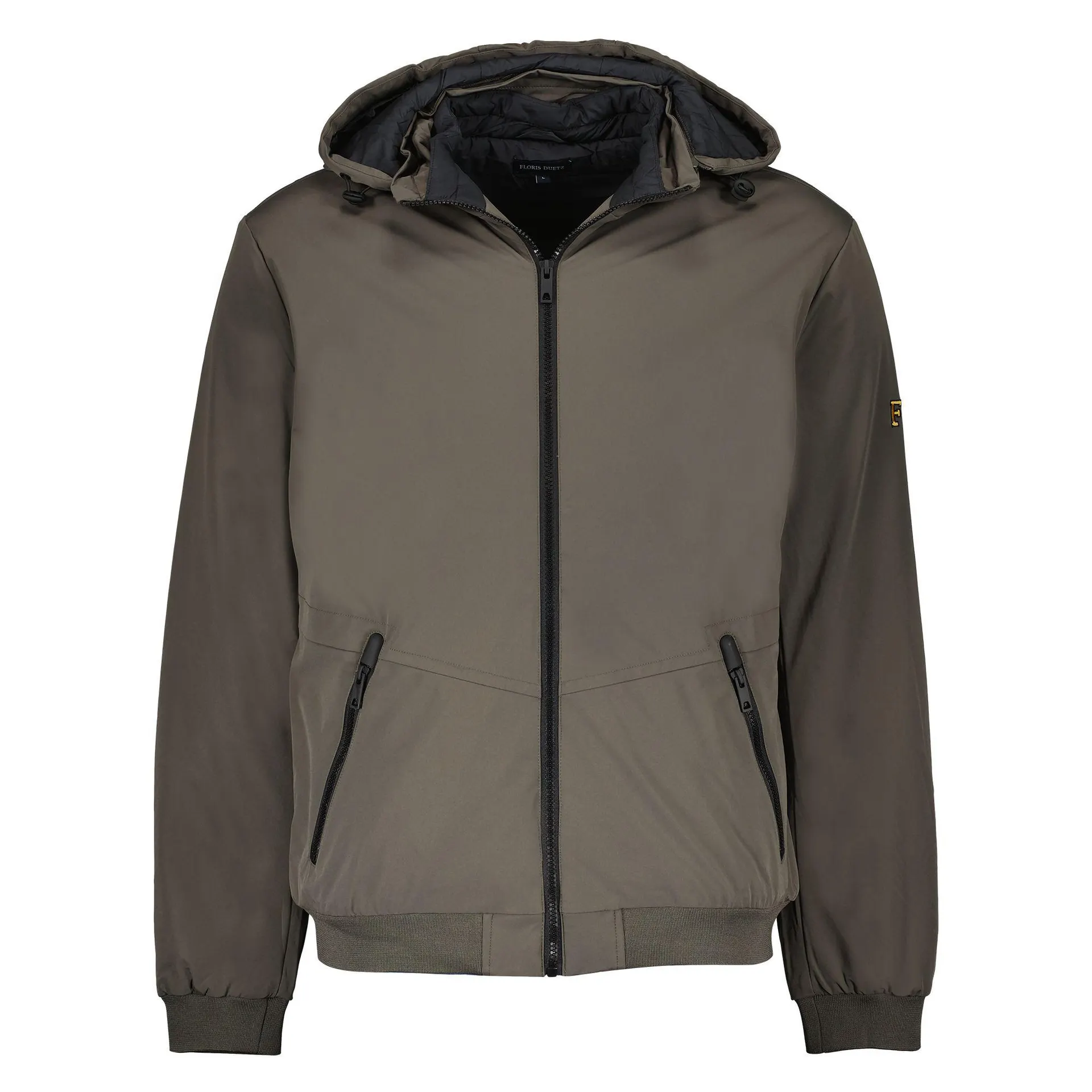Korte Softshell met Capuchon Forest Green