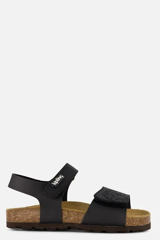 Guy Sandalen zwart Leer