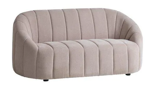Sofa HUNDIGE 2 seater beige fabric
