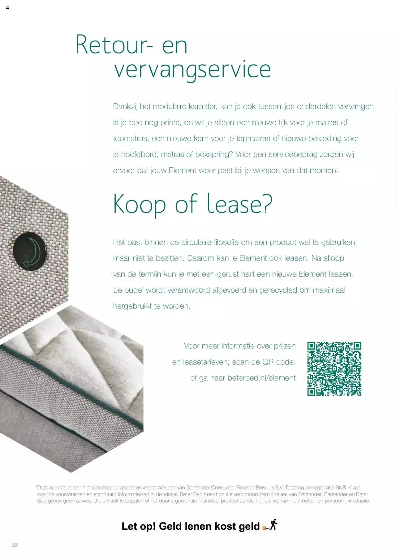 Beter Bed - Element brochure van 1 februari tot 31 december 2023 - Folder pagina 22