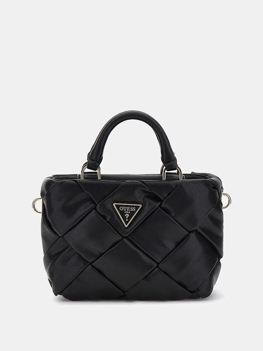 Mini-handtas zaina gevlochten