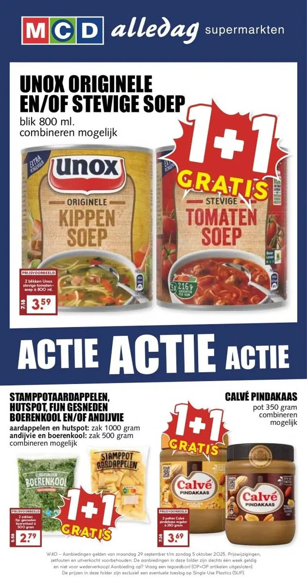 MCD Supermarkt folder van 29 september tot 5 oktober 2025 - Folder pagina 1