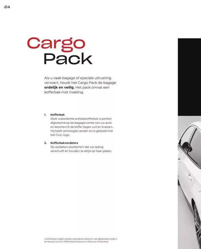 Civic Accessories van 19 november tot 30 juni 2025 - Folder pagina 24