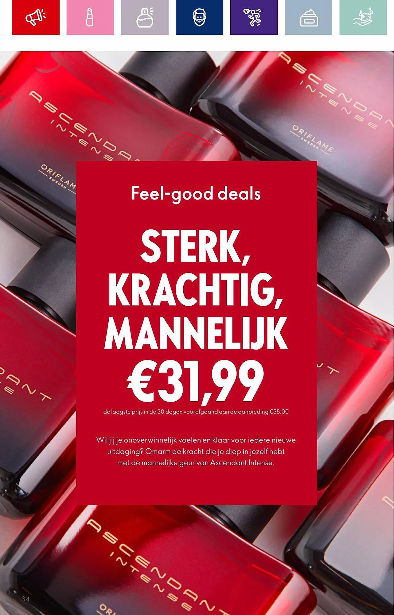 Oriflame folder van 22 augustus tot 12 september 2023 - Folder pagina 34