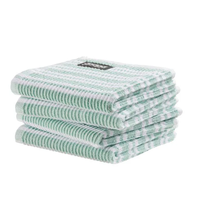 DDDDD Vaatdoek Classic Clean 30x30cm - pastel green - set van 4