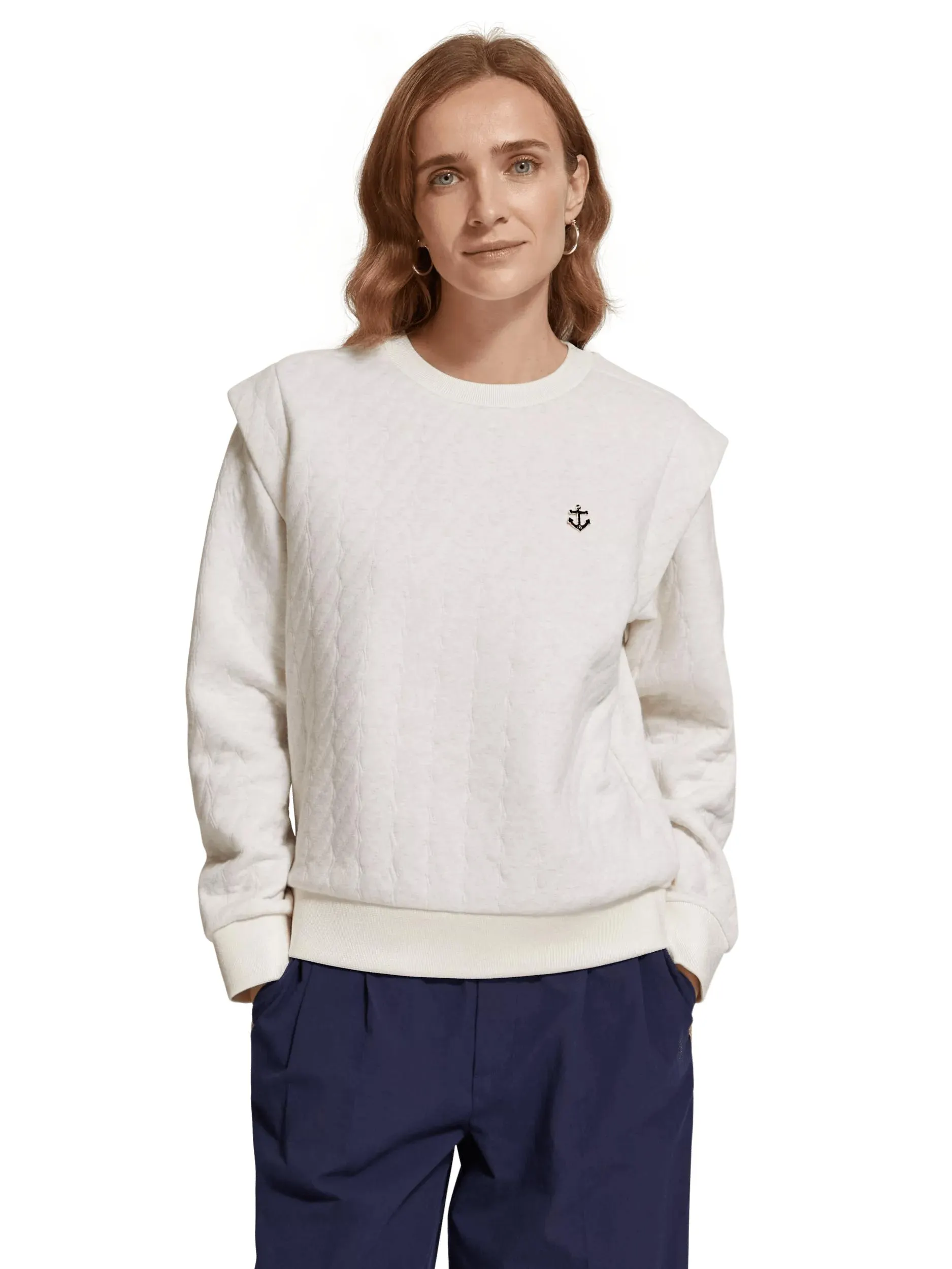 Structured sweatshirt