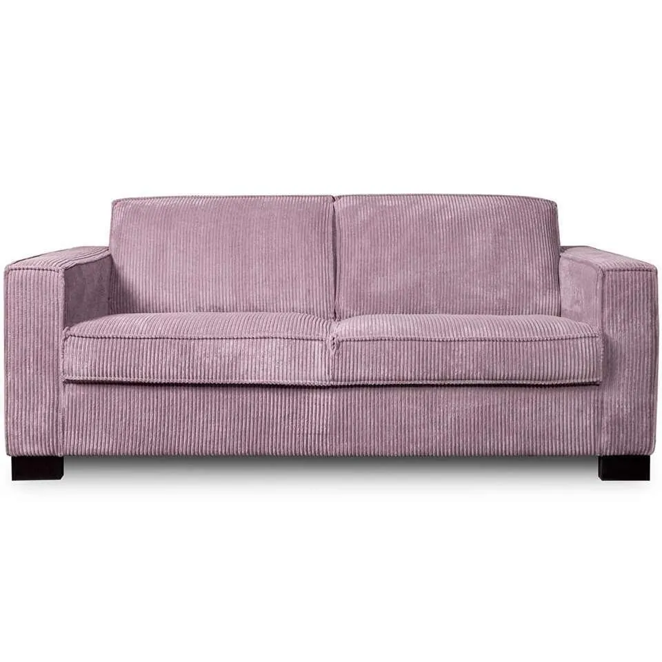 Bank Stuttgart 3-zits - ribcord - roze
