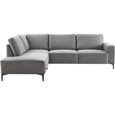 Hoekbank rechts Fabria polyetherschuim grijs