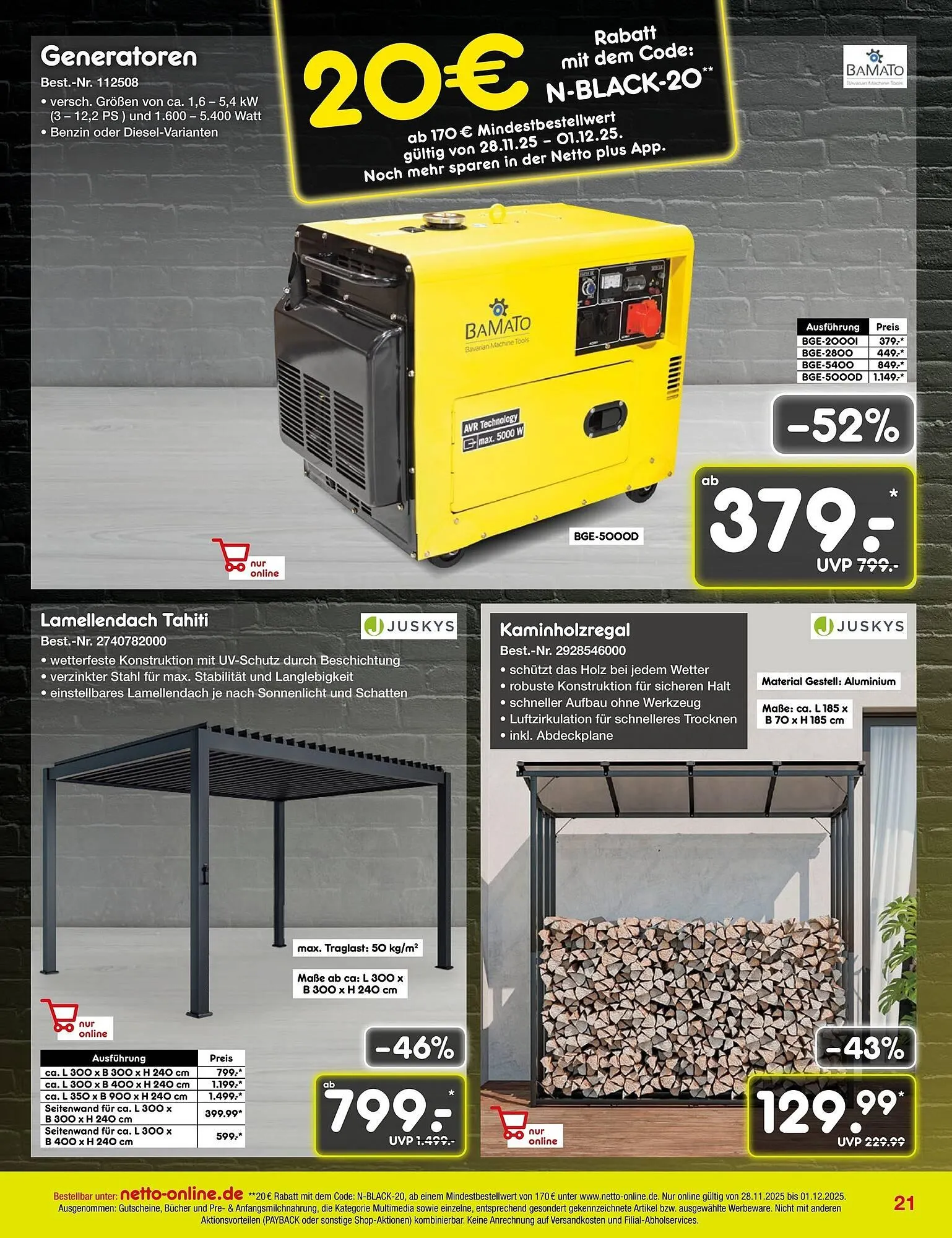 Netto Marken-Discount DE folder van 1 november tot 30 november 2025 - Folder pagina 21