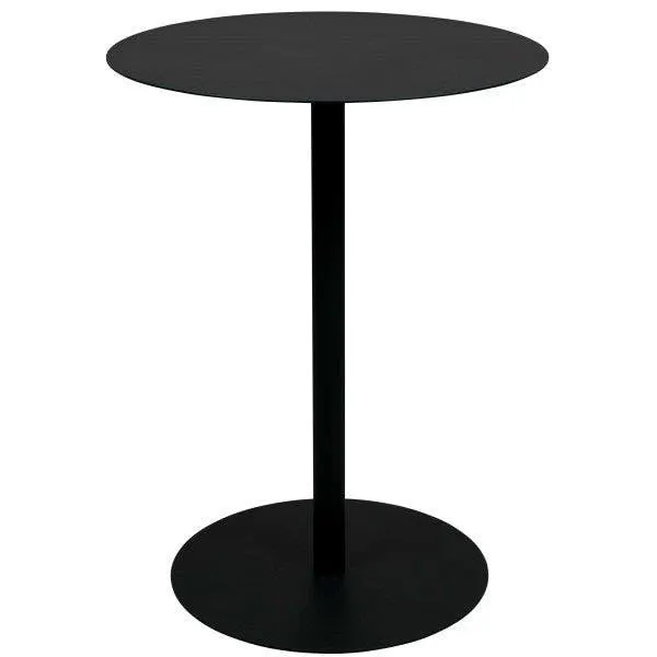Bistro tafel snow - black