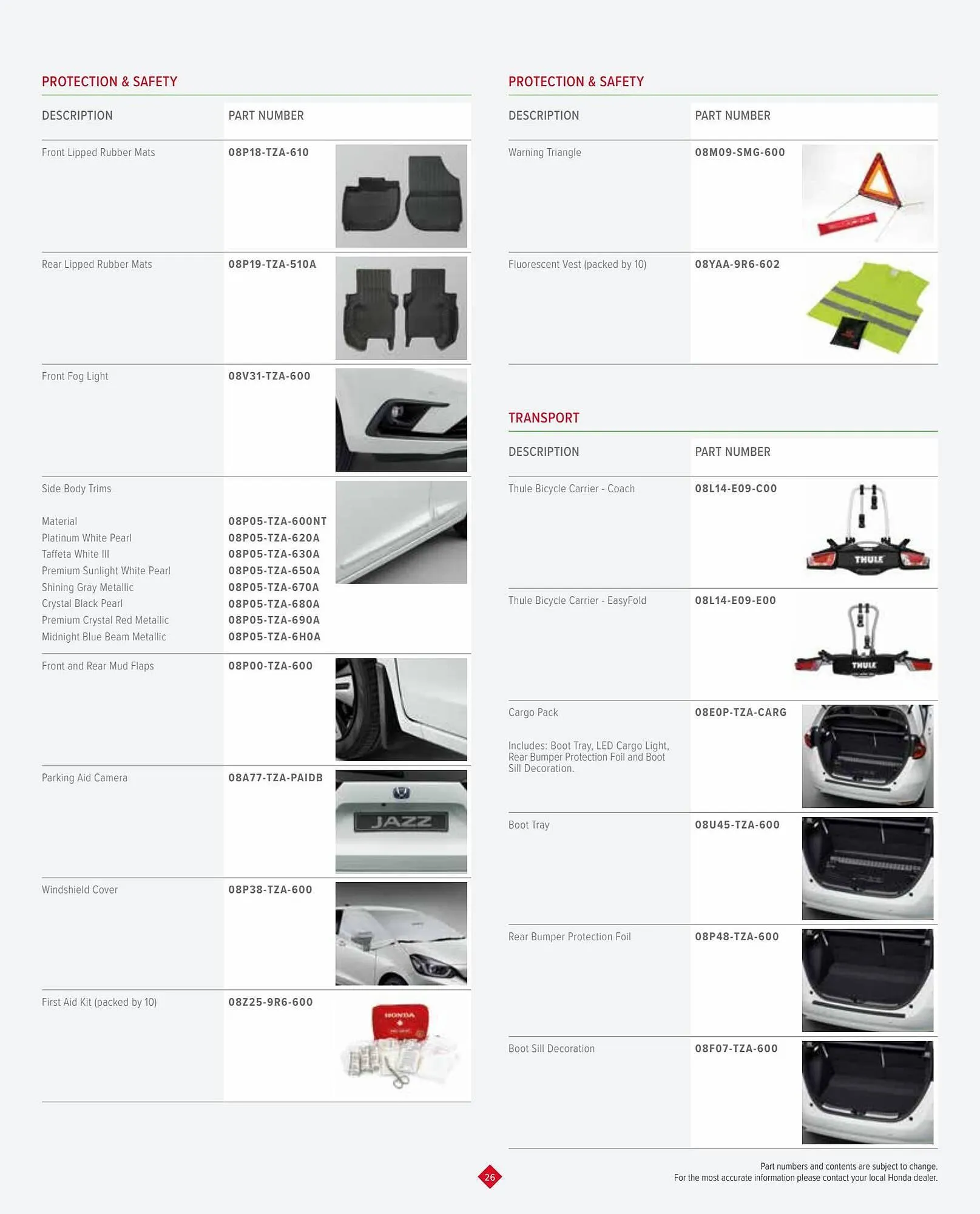 Honda jazz accessoires folder van 22 maart tot 22 maart 2024 - Folder pagina 27