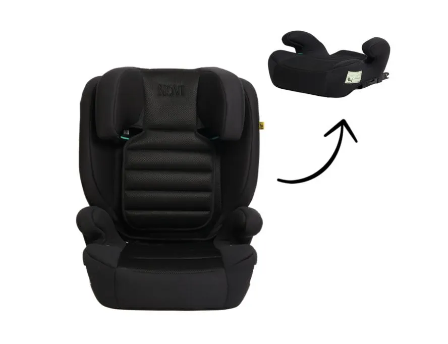 Autostoel Novi Baby® James Go I-Size Isofix Black/Mesh