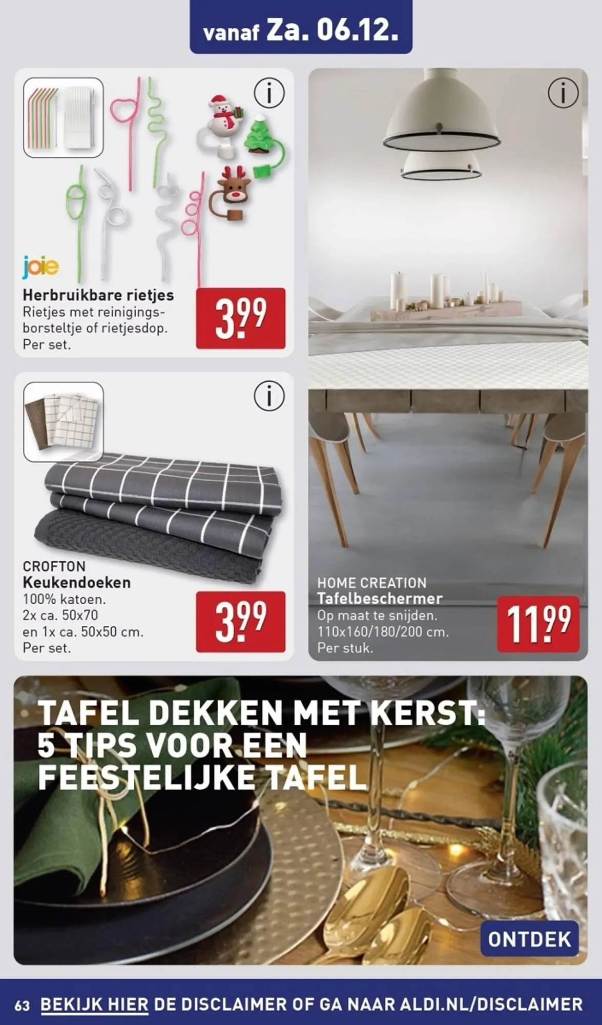 ALDI folder van 1 december tot 7 december 2025 - Folder pagina 63