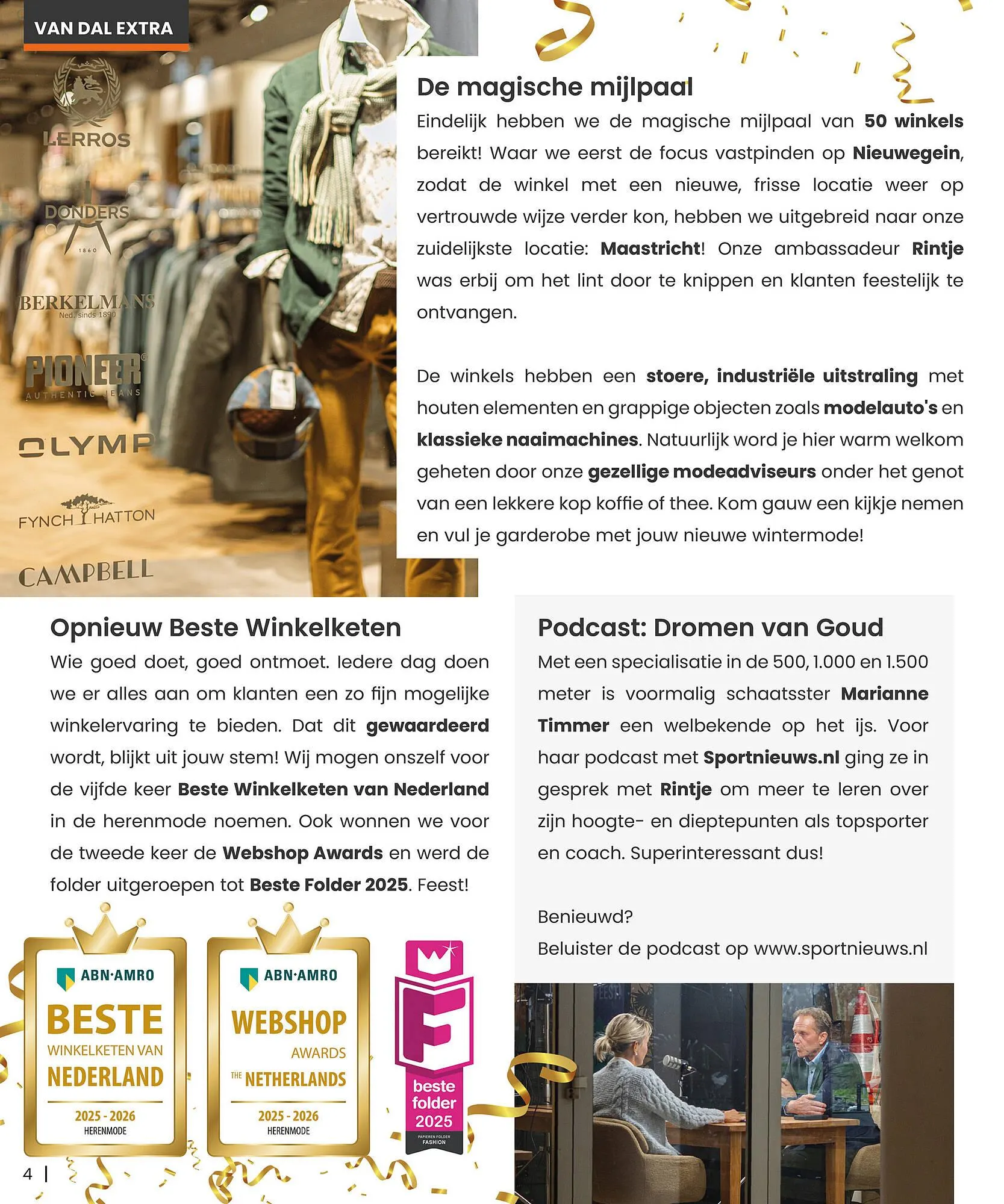 Van Dal Mannenmode folder van 10 oktober tot 31 december 2025 - Folder pagina 4