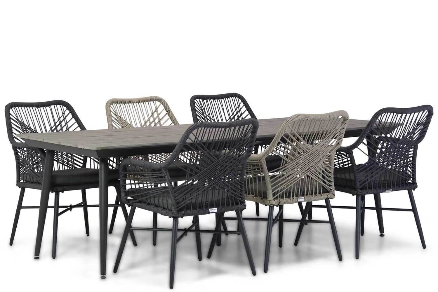 Domani Foris/Matale 240 cm dining tuinset 7-delig