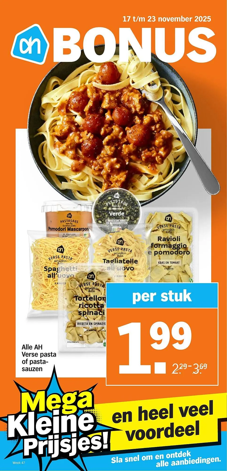 Albert Heijn folder van 17 november tot 23 november 2025 - Folder pagina 1