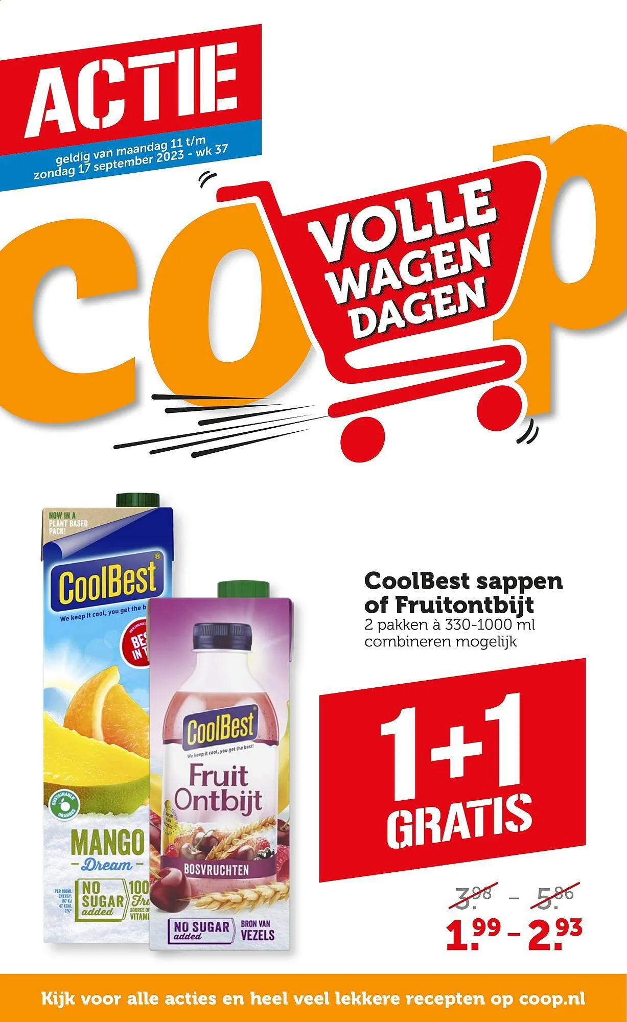 Coop folder week 37 van 11 september tot 17 september 2023 - Folder pagina 1