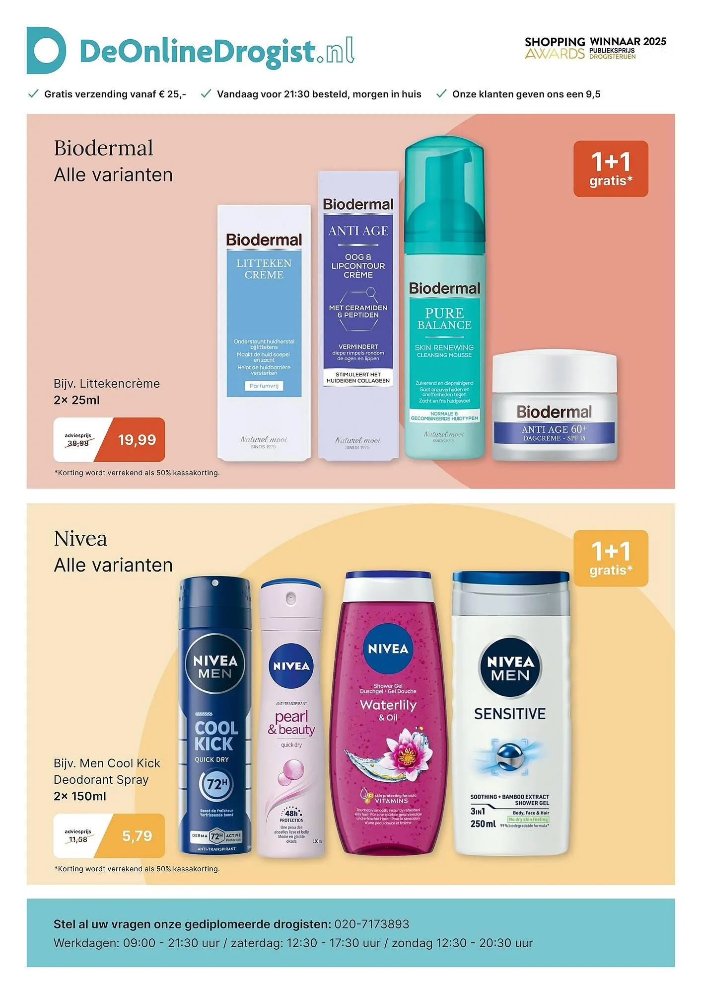 De Online Drogist folder van 11 maart tot 28 maart 2026 - Folder pagina 1