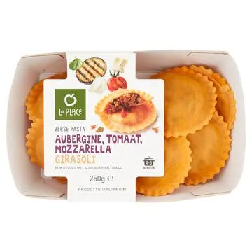La Place Verse Pasta Aubergine, Tomaat, Mozzarella Girasoli 250g