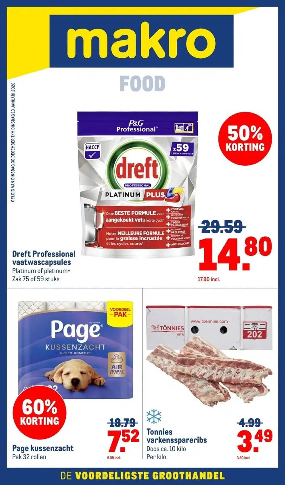 Makro folder van 30 december tot 13 januari 2026 - Folder pagina 1