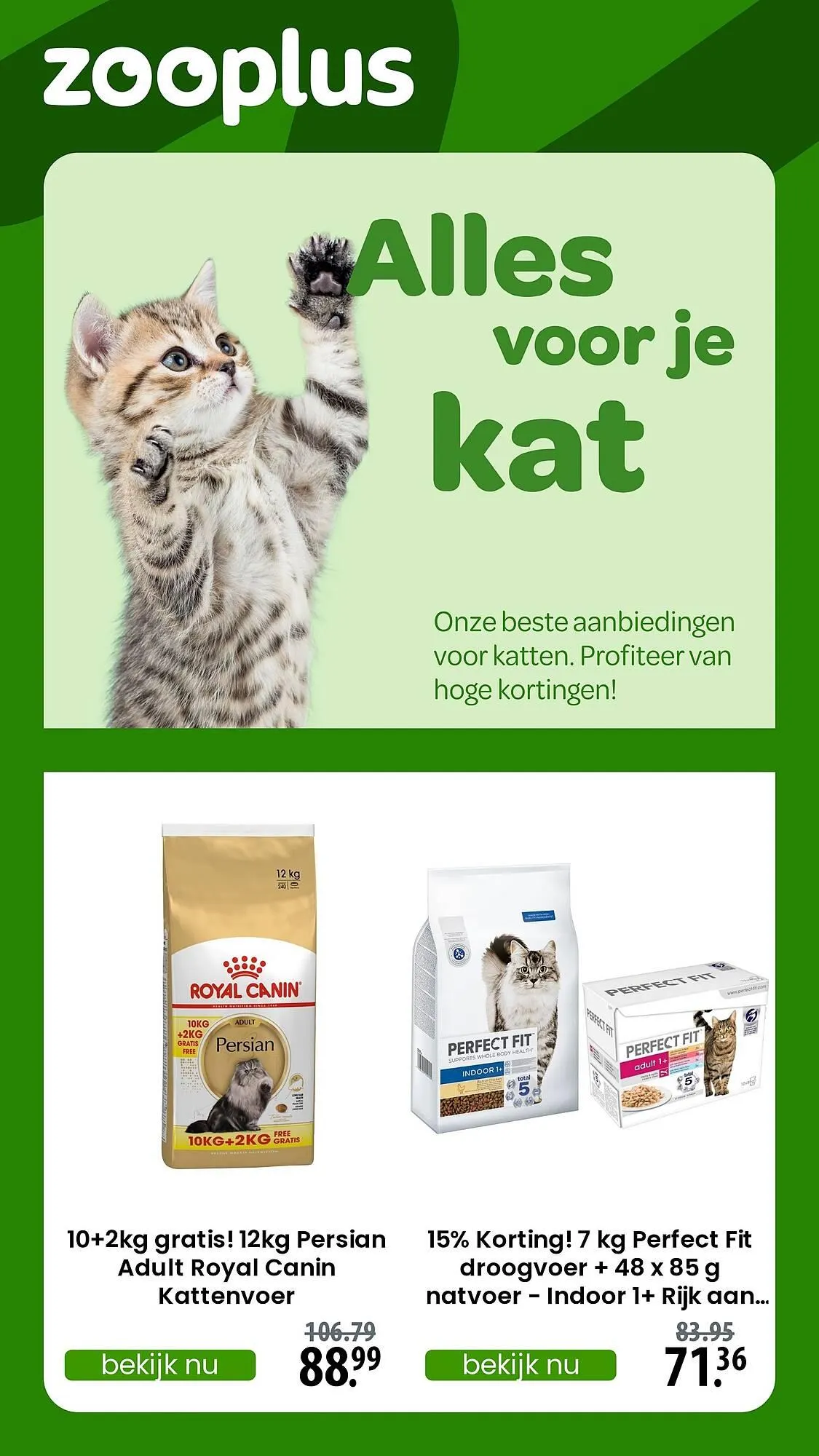 Zooplus folder van 1 oktober tot 5 oktober 2024 - Folder pagina 1