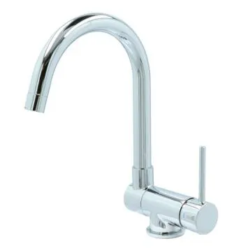 Atlantic keukenkraan Carson inklapbaar voor venster met hendel Chroom