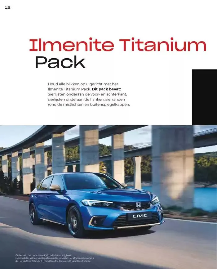 Civic Accessories van 19 november tot 30 juni 2025 - Folder pagina 12