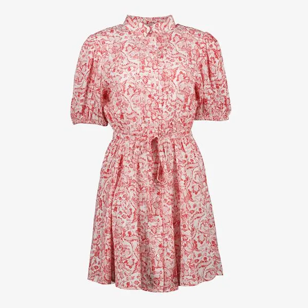 TwoDay dames jurk roze met knoopsluiting