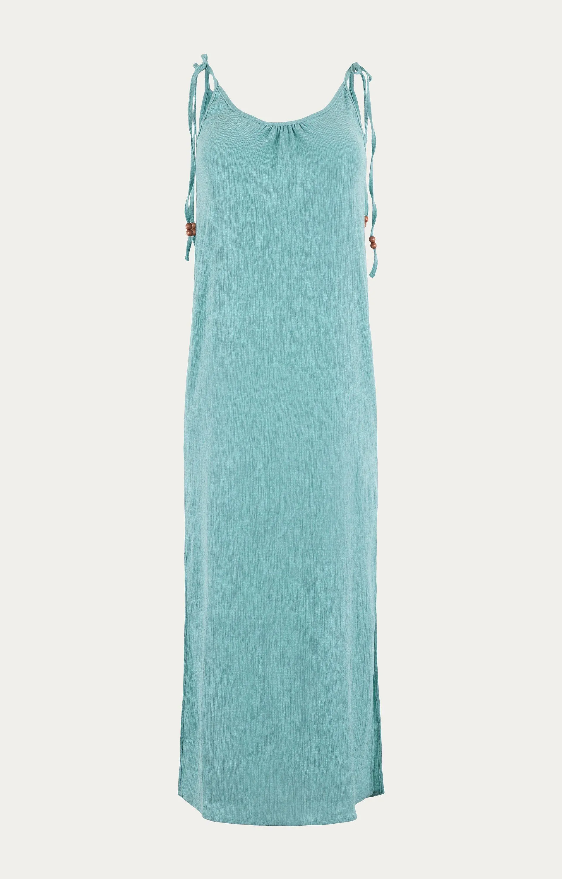 Anna Dames Jurk met crêpe structuur