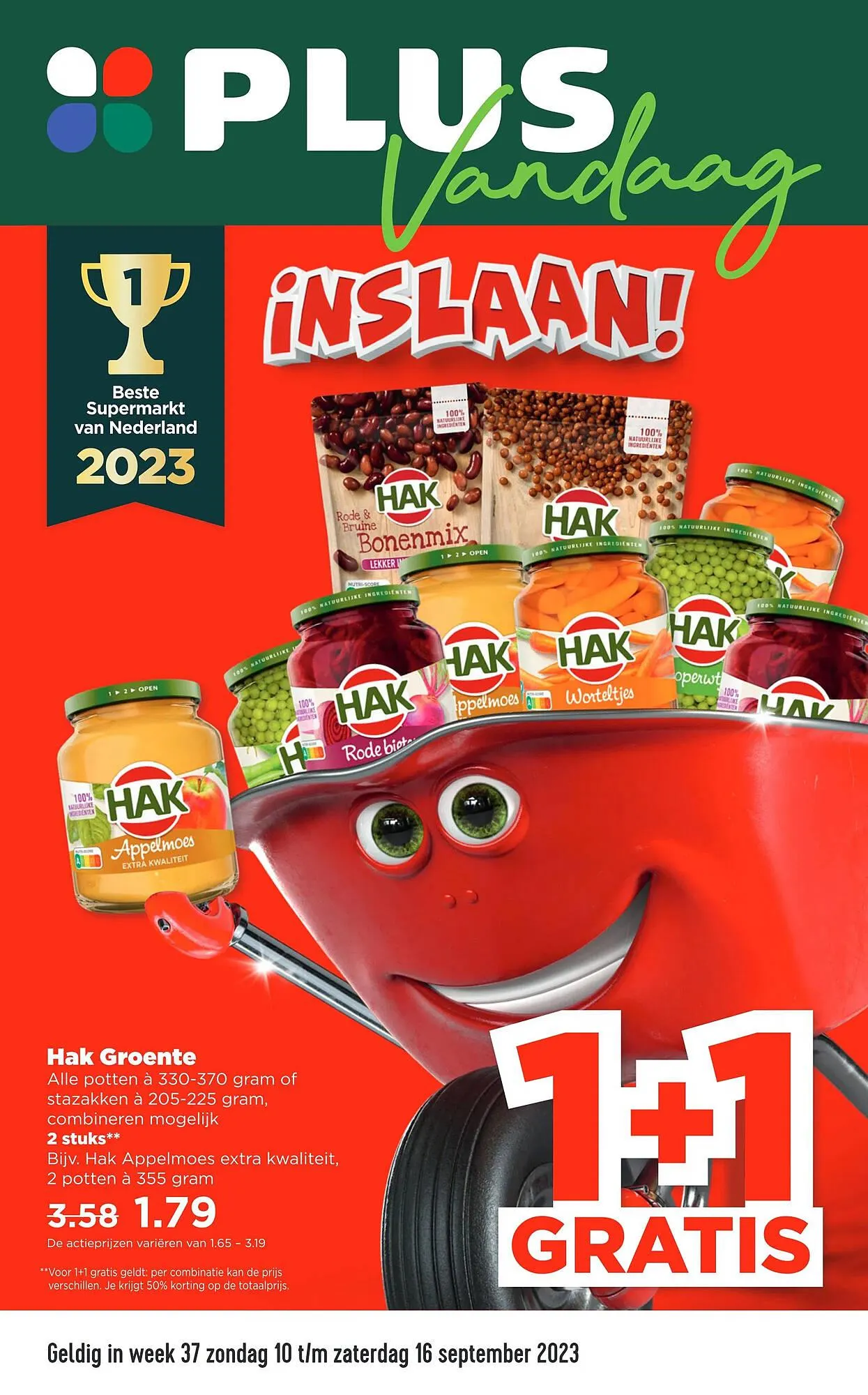 PLUS folder van 10 september tot 16 september 2023 - Folder pagina 1