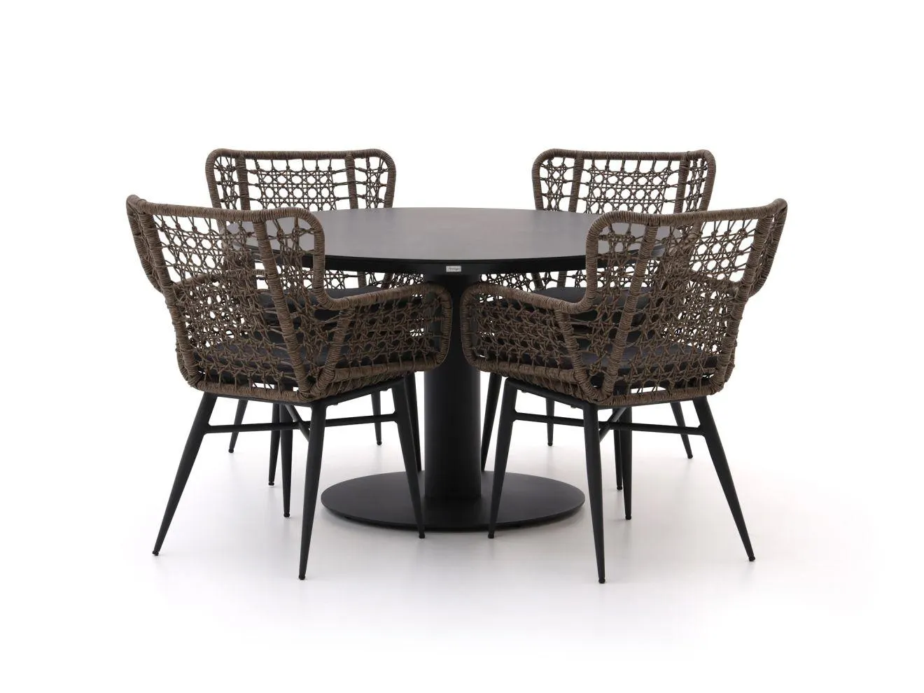 Intenso Busso/La Fonte ø 120cm dining tuinset 5-delig