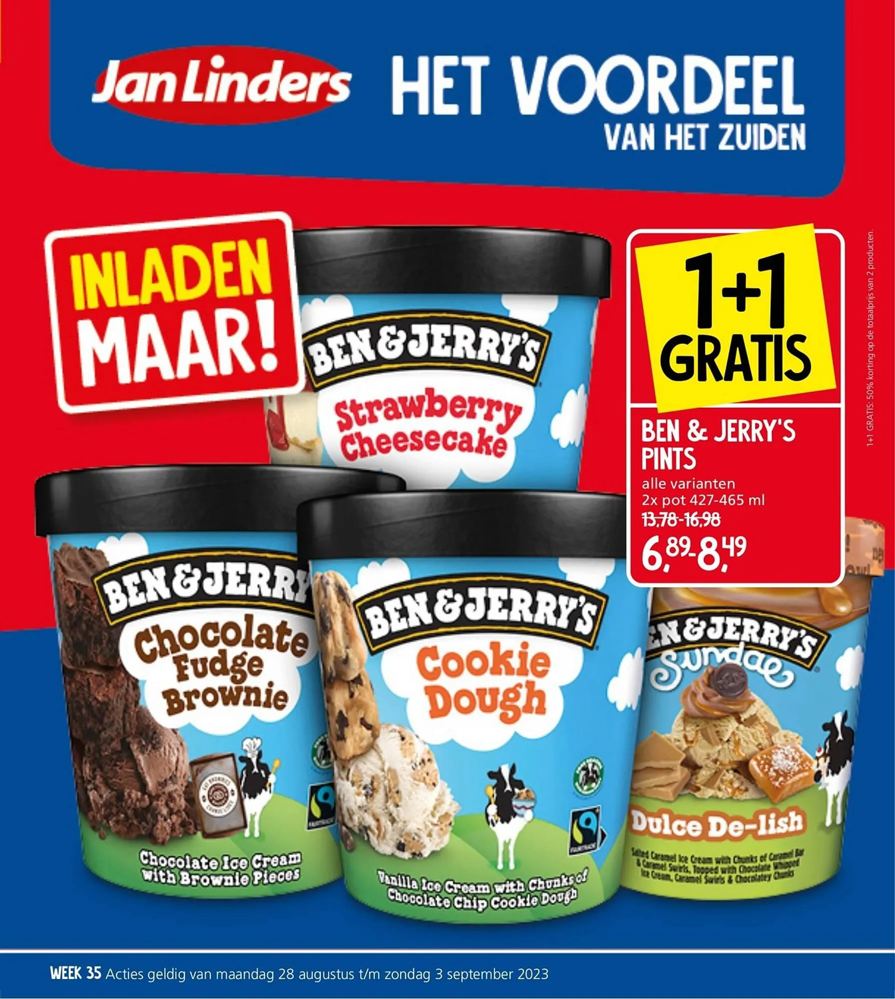 Jan Linders folder van 27 augustus tot 3 september 2023 - Folder pagina 1