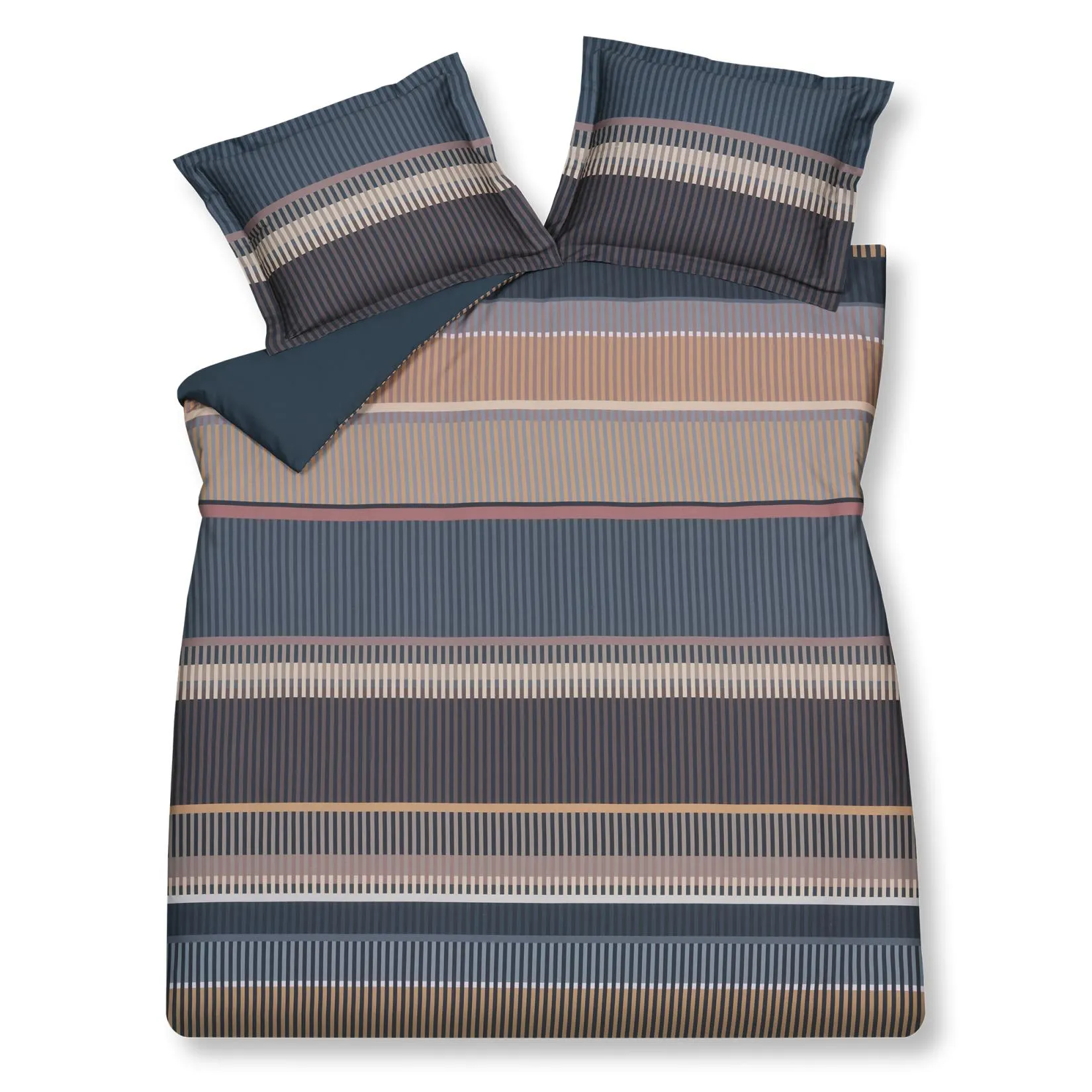 NIGHTTIDE dekbedovertrekset | blue ink