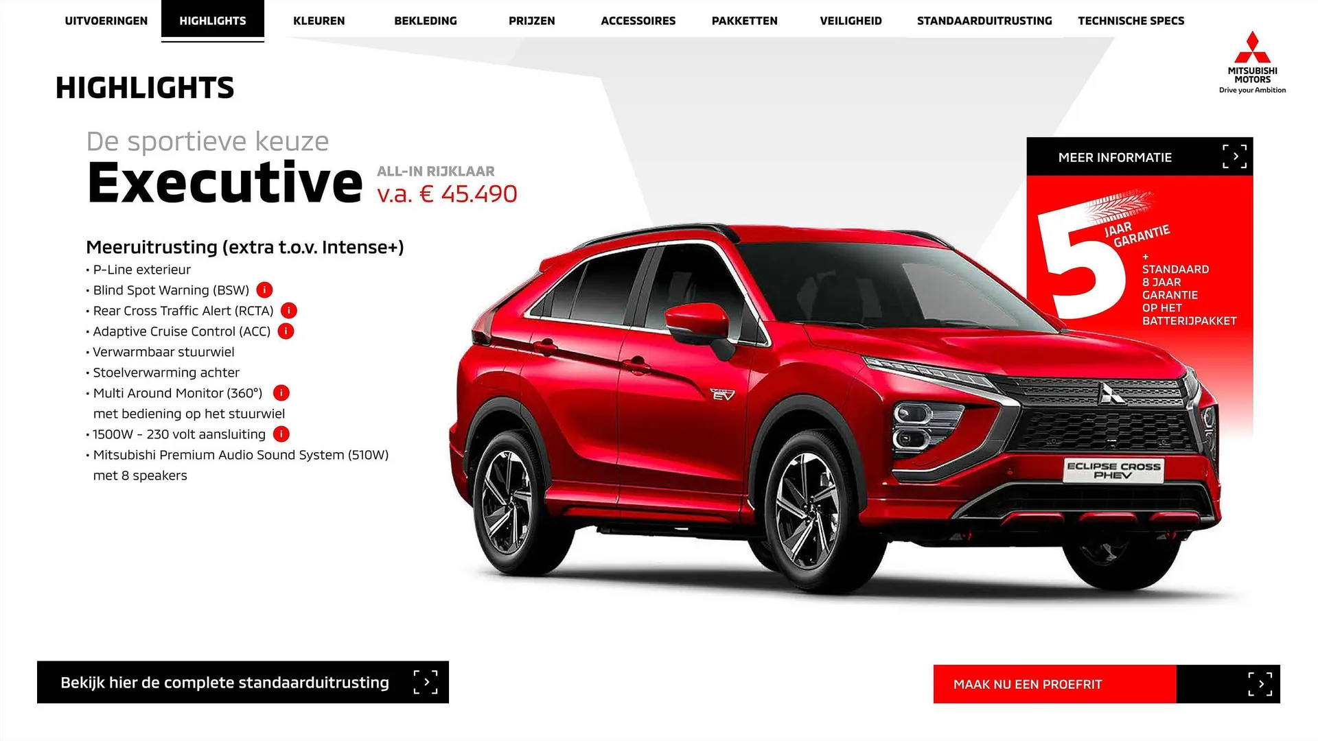 Mitsubishi Eclipse PHEV folder van 8 januari tot 8 januari 2024 - Folder pagina 6