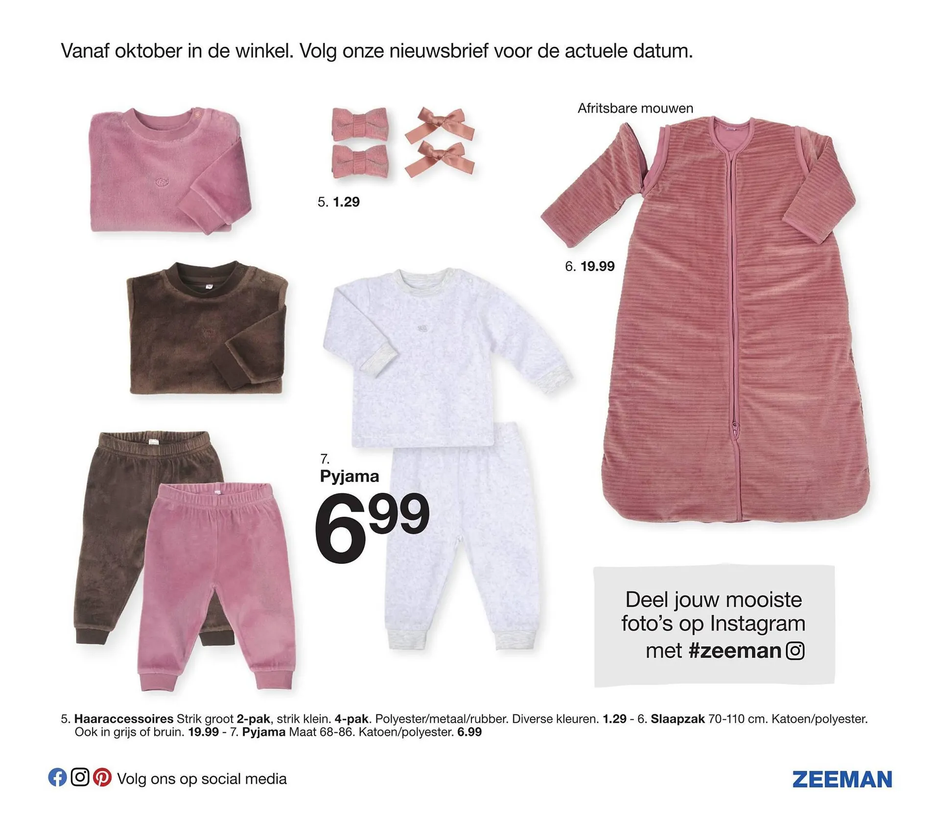 Zeeman baby folder van 29 juli tot 22 december 2024 - Folder pagina 11