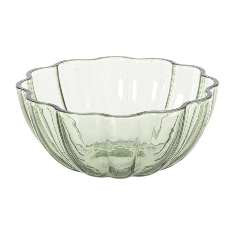 Schaaltje clover groot - groen - ø16x7 cm