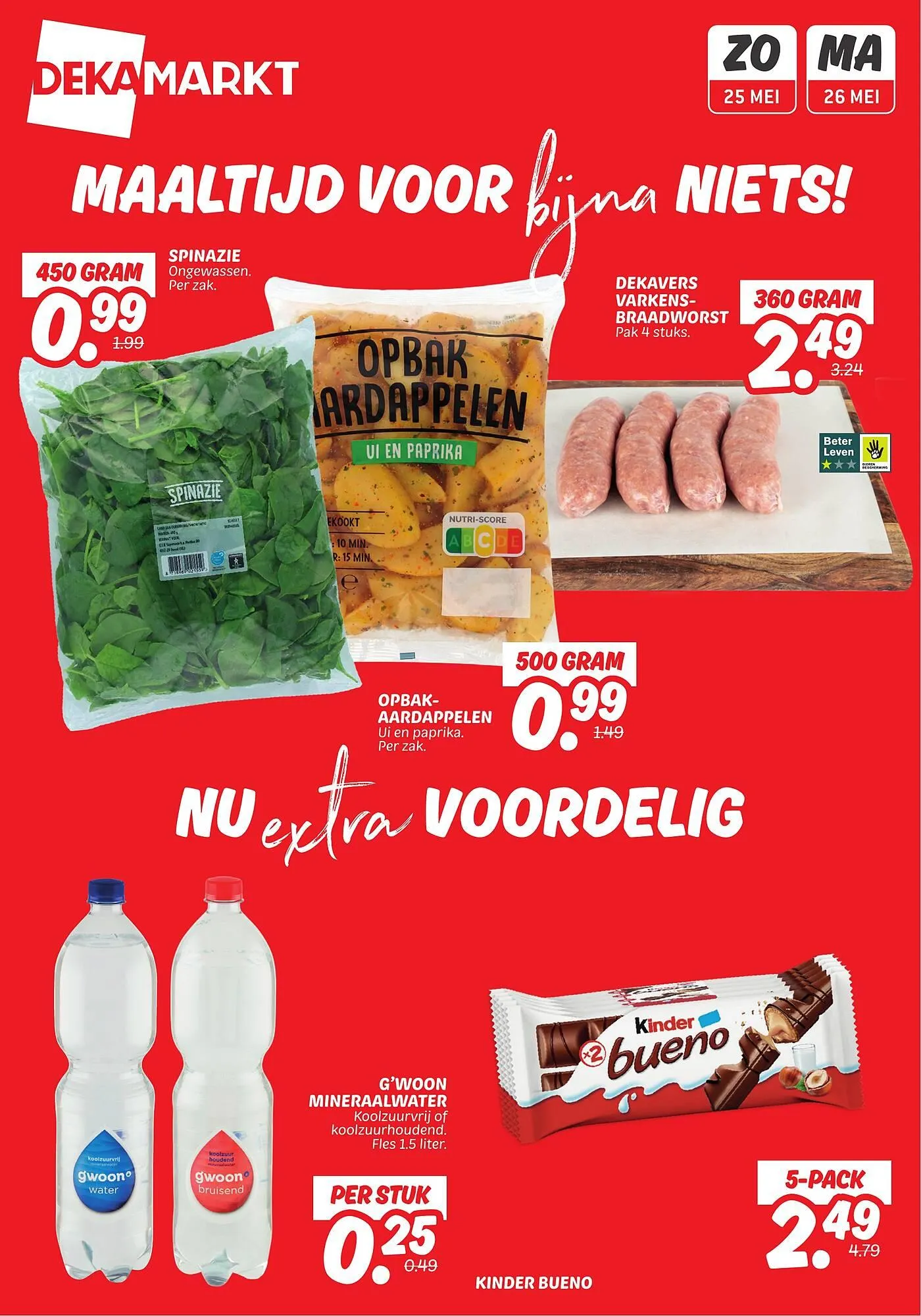 Dekamarkt folder - Nu of Nooit voordeel - 1