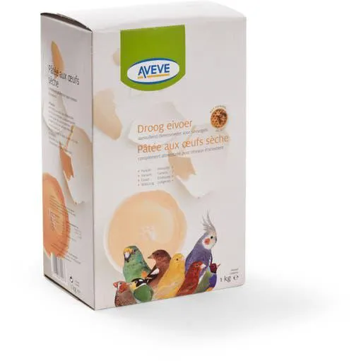 Droog eivoer voor siervogels