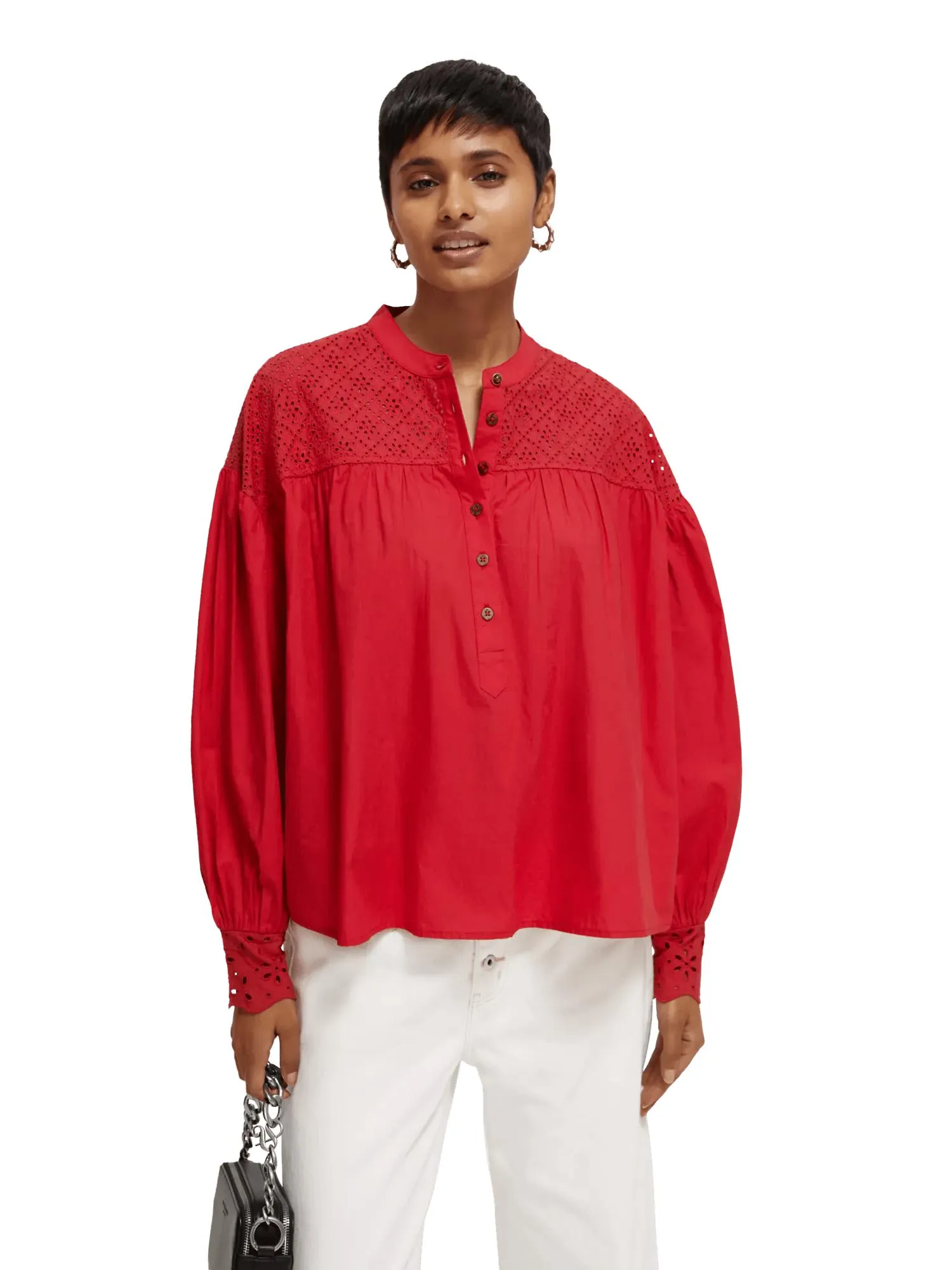 Broderie anglaise blouse