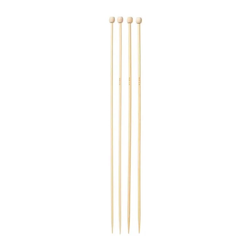 Breinaalden 4 & 4.5 mm - bruin - set van 2